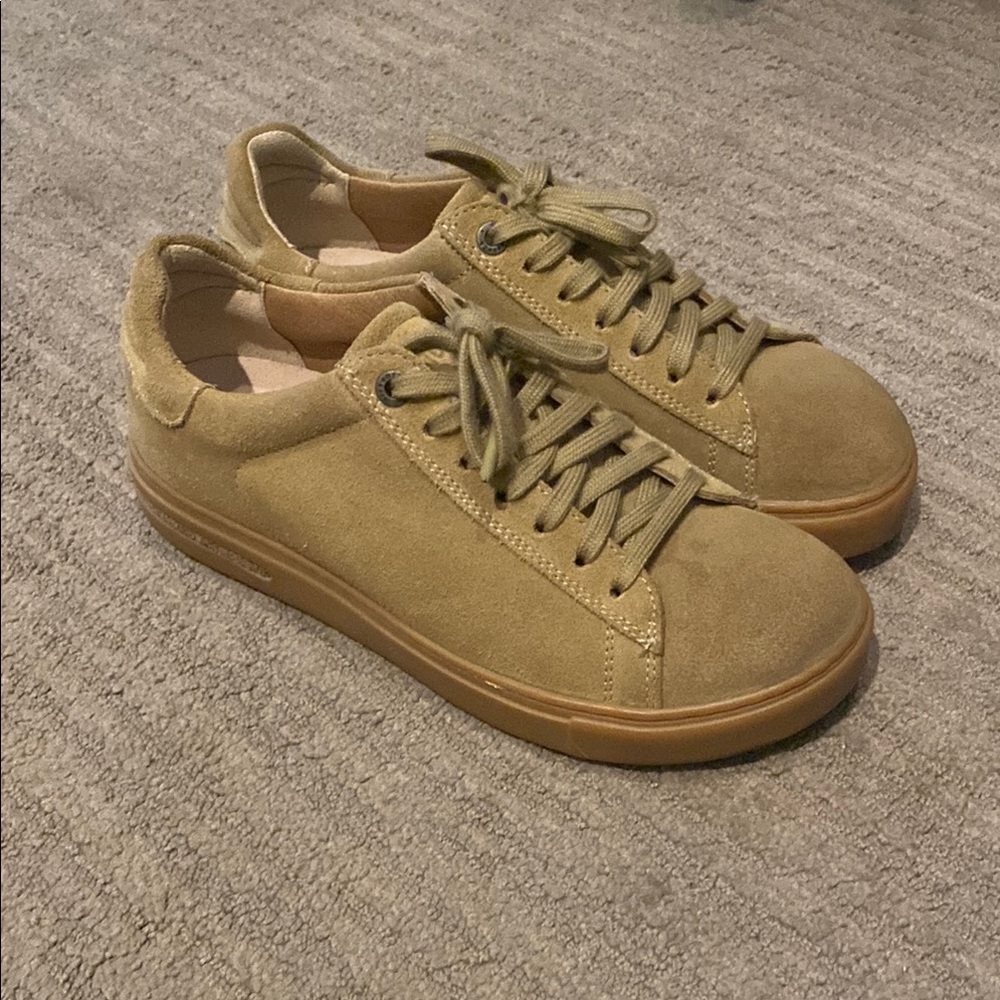 Birks Sneakers with Suede Upper and Minimalist Design